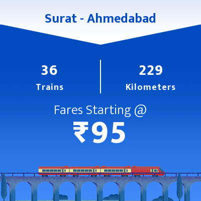 Surat To Ahmedabad Trains